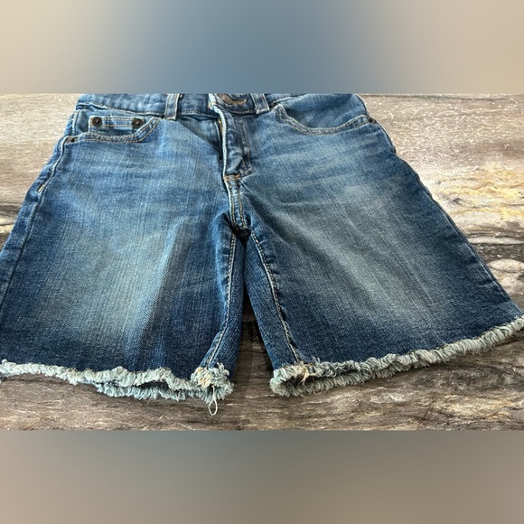 Boys Bundle Set of 2 Shorts- Red Stretch and Denim Shorts Size 5! - Picture 9 of 10